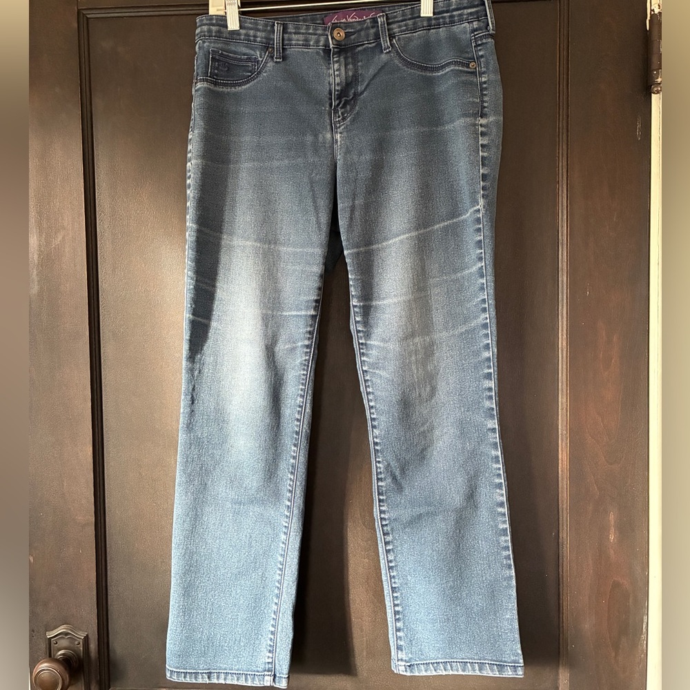 Gloria Vanderbilt Women's Straight Leg Blue Jeans Sadie Slim